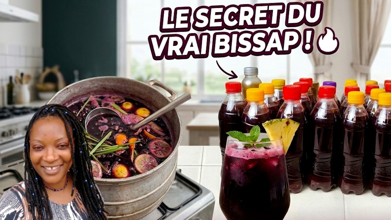 Jus de Bissap 100% Naturel : La Boisson Saine et Bienfaisante à la Maison