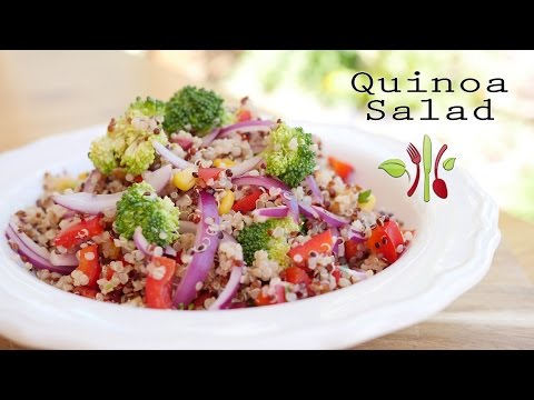 Quinoa Salad (Oil-free, Vegan, Simple, Tasty)